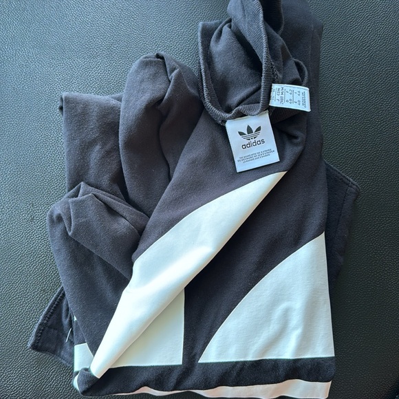 Black Adidas Originals Size M Logo Body Sportbody Trefoil Bodysuit Top FM2651 - Picture 6 of 16